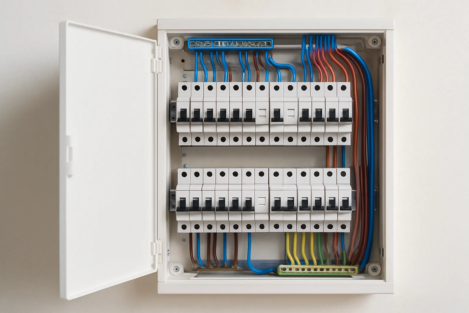 Tablero eléctrico armado y rotulado